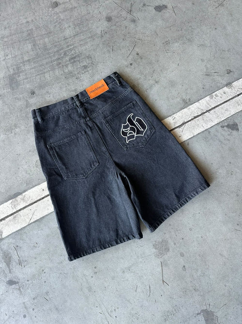 Denim shorts