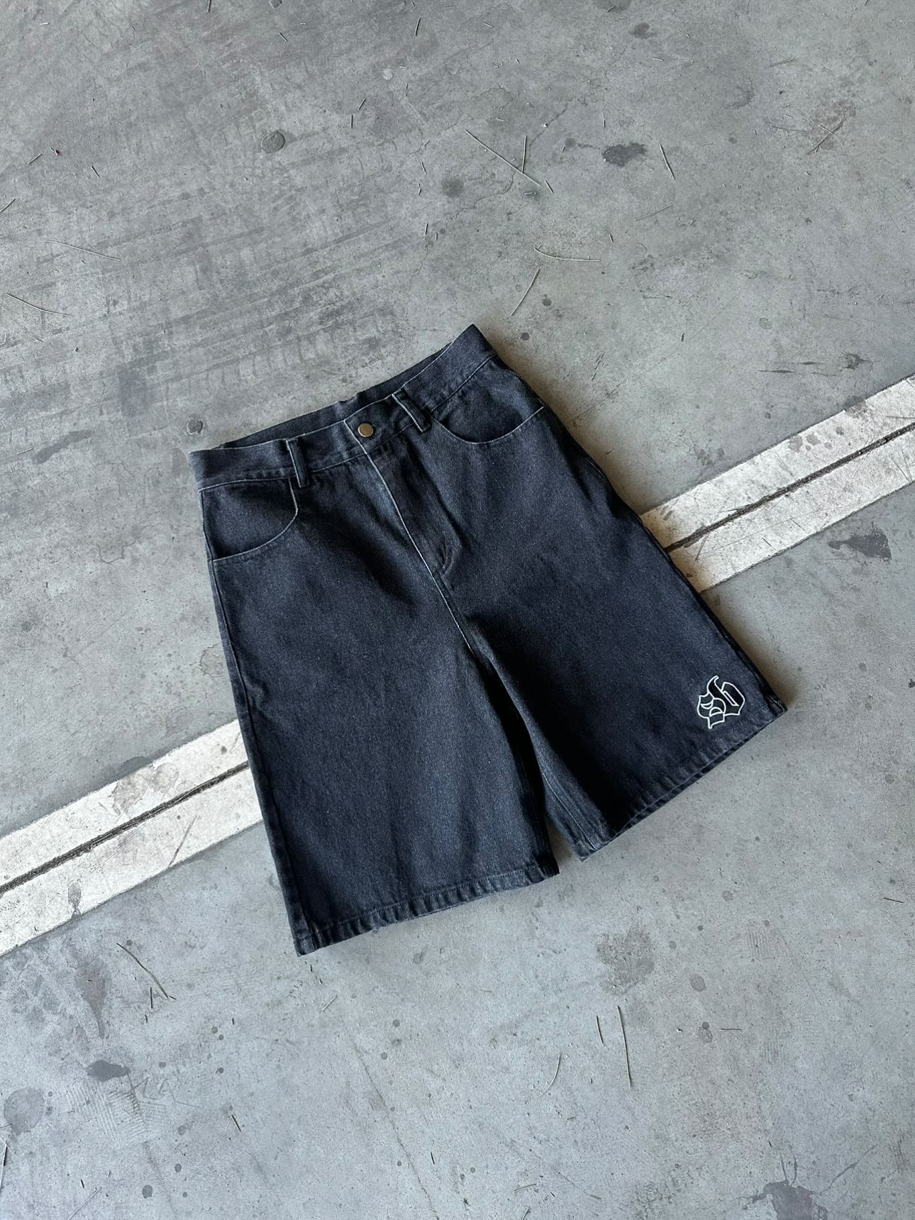 Denim shorts